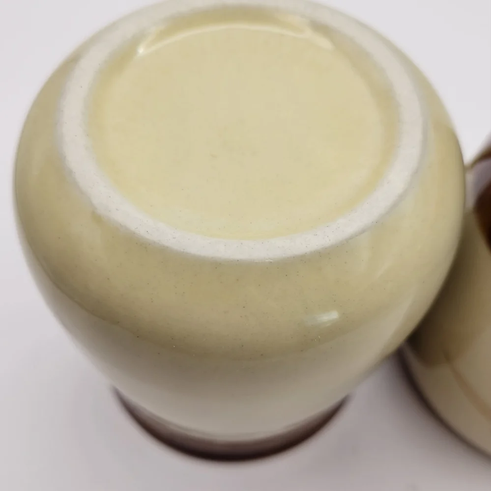 1970s Mug with Wheat and Flower Design. Stoneware. MADE IN JAPAN. - Picture 5 of 8